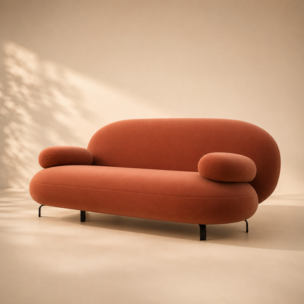 Montreal Modernity - Scandinavian & Minimalist Style Sofa - For Living Room or Lounge Area