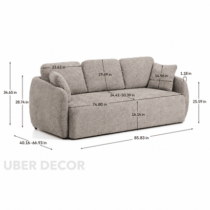 Suwon Space-Saving Sleeper Sofa – Pull-Out Sofa Cum Bed