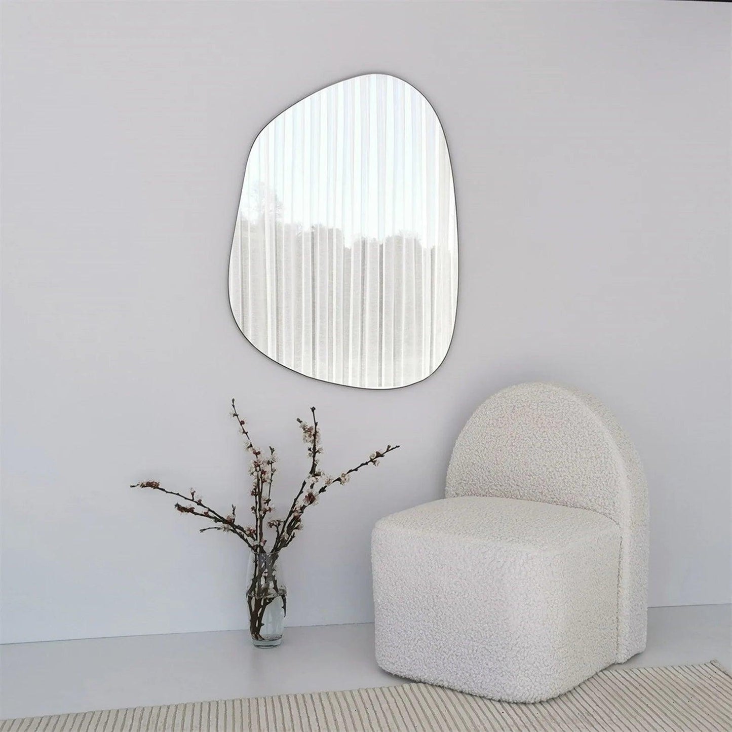 Irregular Charm Asymmetric Mirror