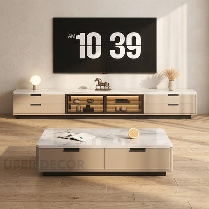 Nuvia Core – Modern TV Cabinet, Luxury Modular Entertainment Unit, European Inspired Design