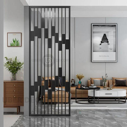 Sculptural Metal Room Divider Wall Screen Room Partition - Custom Metal Partitions in Stainless Steel