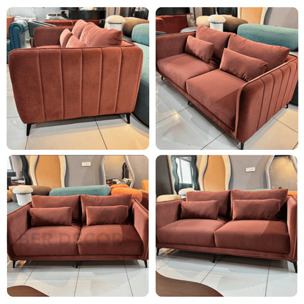 Amelise 84" Sofa- Contemporary Upholstered Extra Wide Couch for Office, Living room