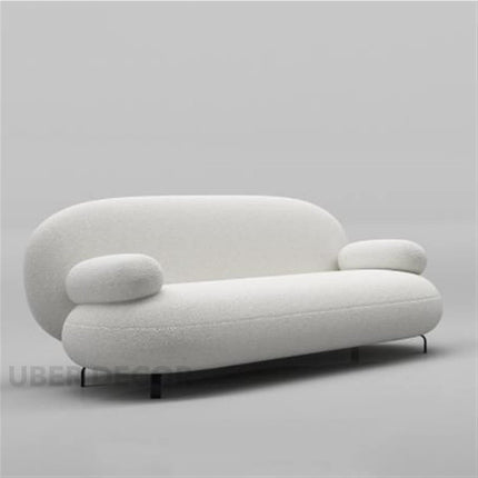Montreal Modernity - Scandinavian & Minimalist Style - Curved Sofa - For Living Room or Lounge Area