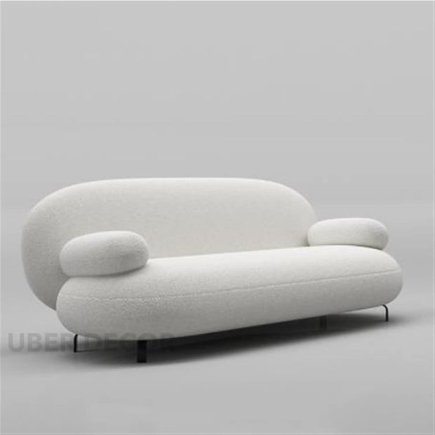 Montreal Modernity - Scandinavian & Minimalist Style - Curved Sofa - For Living Room or Lounge Area - Uber Decor