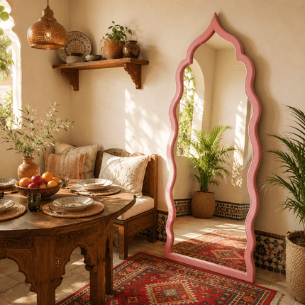 Alina Moroccan Arch Full Length Mirror – Statement Floor Mirror