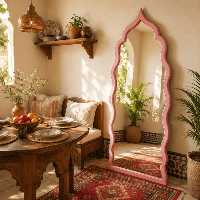 Alina Moroccan Arch Full Length Mirror – Statement Floor Mirror