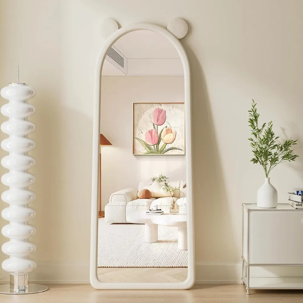 Mickey Ears Upholstered Full-Length Floor Mirror