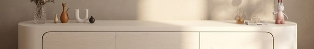 Ovara Loop – Modern TV Cabinet, Nordic Inspired Storage Console, Rounded Edge Design