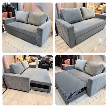 Buenos Sleeper Sofa Bed- Small Compact 3 in 1 Sleeper Sofa for Small Living Room or Guest Room
