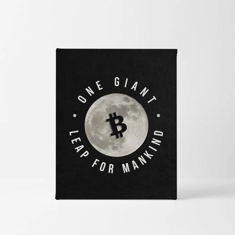 Bitcoin One Giant Leap Wall Art