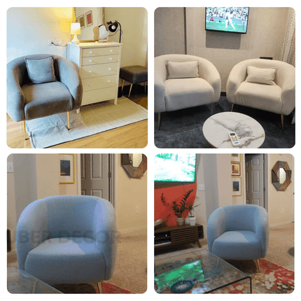 Maison Elara Upholstered Chair - Modern Furniture for Living Room, Bedroom and Foyer