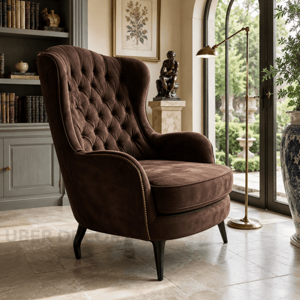 Tovin Tufted Wingback Accent Chair – Modern Classic for Bedroom