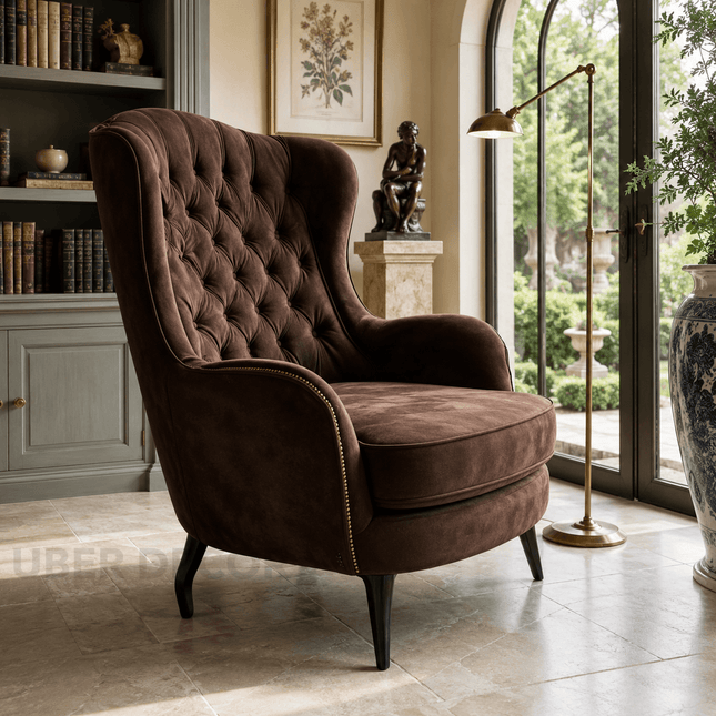 Tovin Tufted Wingback Accent Chair – Modern Classic for Bedroom