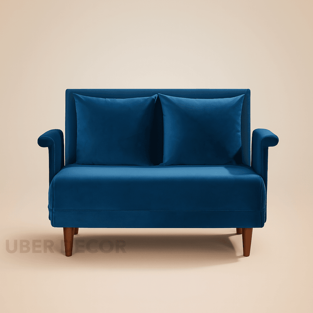 Rovina 48" 2-Seater Sleeper Loveseat – Convertible Sofa Bed with Armrests for Living Room or Guest Space