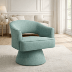 Muted Aqua Jute-Linen