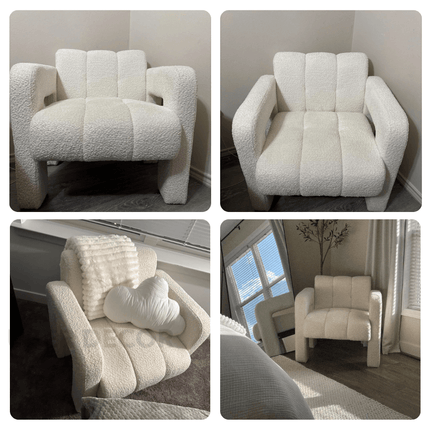 Avira Regal Bedroom Accent Chair - Comfy Reading Nook Chair for Home