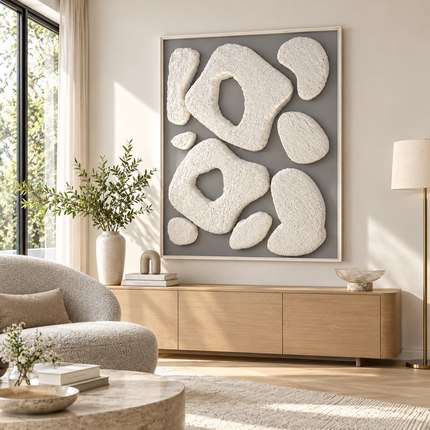 Pebble Harmony Minimalist Wall Art - product image 3