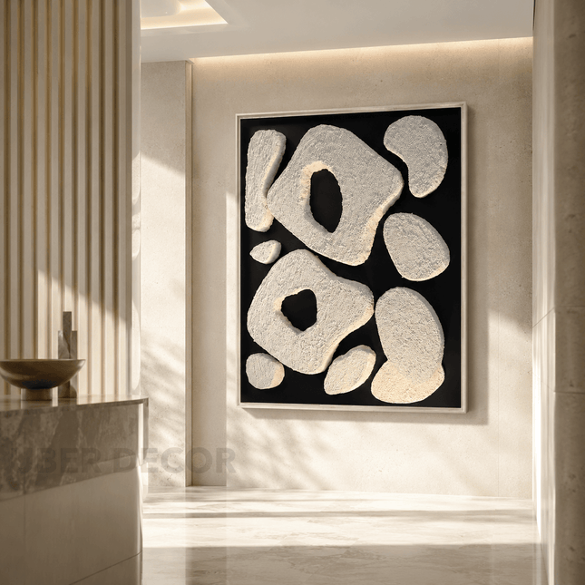 Pebble Harmony Minimalist Wall Art - product image 1