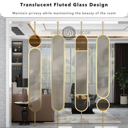 Opulent Nordic Style Metal Partition Wall Room Divider - Custom Metal Partition