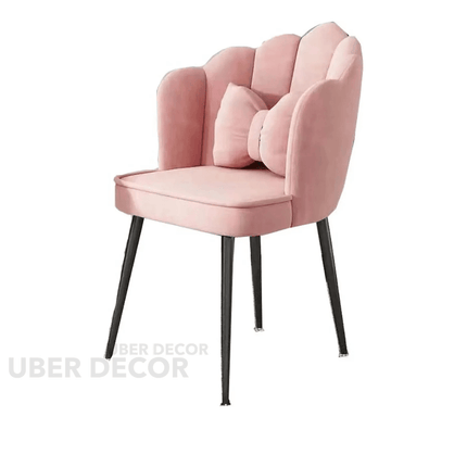 Laya Customizable Accent Chair with Pillow- Makeup Chair for Dressing Table Bedroom Accent or Living Room