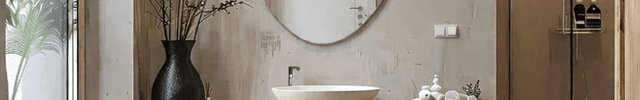 Olen Frameless HD Mirror - Elegant Ellipse Wall Mirror for Bathroom, Entryway & Japandi-Inspired Spaces