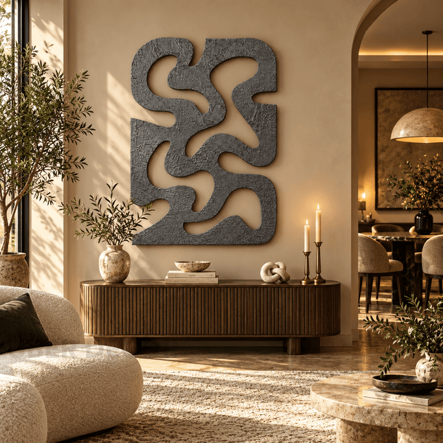 Organic Maze Japandi Wall Art - product image 2