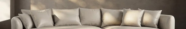 Boucle Breeze 105 in Curved Sofa – In Stock Faux Leather Luxury Couch - Quick Dispatch