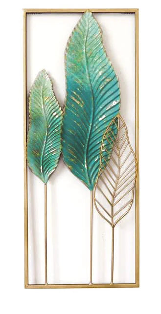 Garden Palm Leaves Wall Sculpture Metal Wall Art