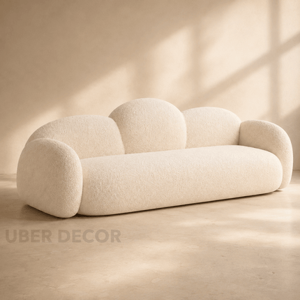 Melbourne Sculptural Sofa Modern Organic Luxury Couch for Living Room