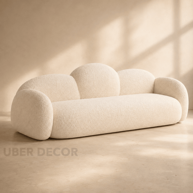 Melbourne Sculptural Sofa Modern Organic Luxury Couch for Living Room