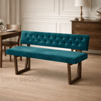 Deep Teal Suede Velvet