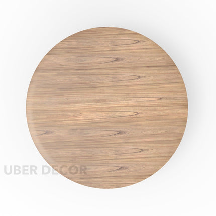 Meadow Round Dining Table Scandinavian Inspired Minimalist Custom Made Design for Modern Indian Homes and Elegant Dining Rooms - Uber Decor