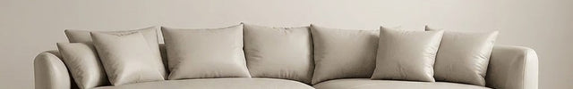 Boucle Breeze 105 in Curved Sofa – In Stock Faux Leather Luxury Couch