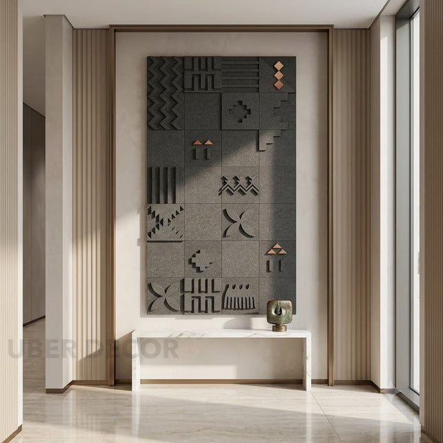 Pattern Grid Afro Modern Wall Art - product image 1