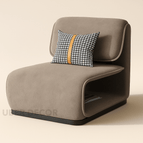 Grey Suede Velvet