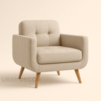 Warm Beige Linen Blend