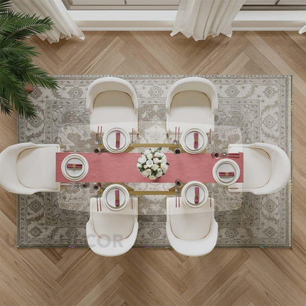 Gildhaven Glass Top Dining Table Modern Luxury Design with Sculptural Pedestal Base for Dining Room