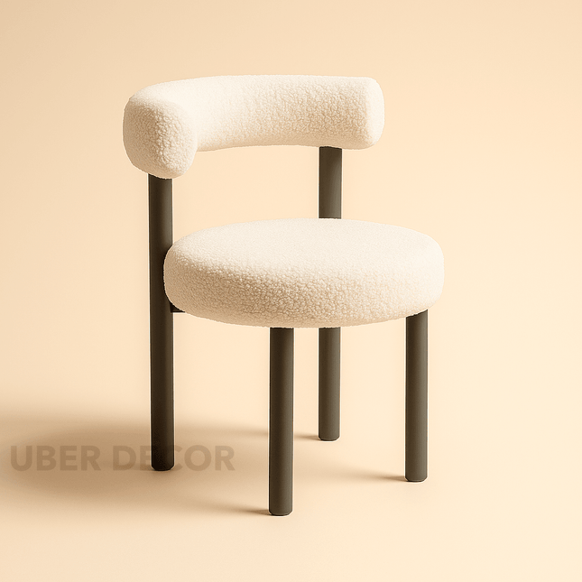 AURALA – Nordic Design Minimalist Chair for Bedroom, Living Room, Office, Vanity & Café Spaces
