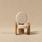 Oatmeal Beige Fine Boucle