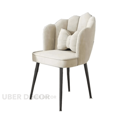 Laya Customizable Accent Chair with Pillow- Makeup Chair for Dressing Table Bedroom Accent or Living Room