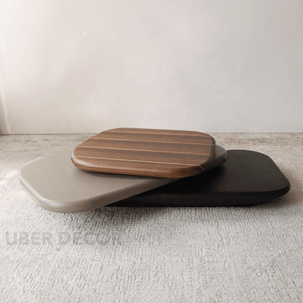 Missouri Layered Mid Century Modern Coffee Table with Organic Three Tier Sculptural Wood and Lacquered Surfaces