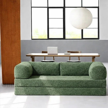 The Teddy Block Sofa- 5-in-1 Modern Adjustable Sofa Cum Bed for Guest Room, Kids Room, Bedroom or Living Room- Custom Fabric and Size