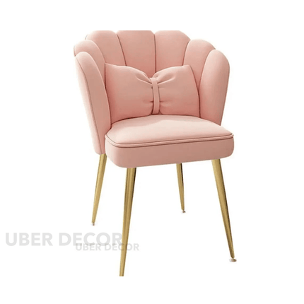 Laya Customizable Accent Chair with Pillow- Makeup Chair for Dressing Table Bedroom Accent or Living Room