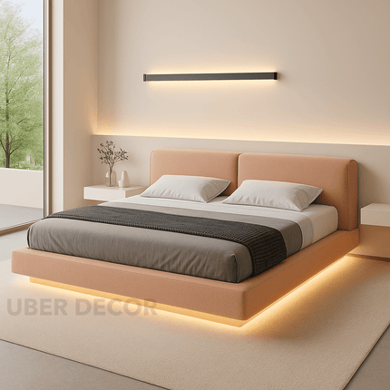 Driftline Floating LED Platform Bed – Modern Bedroom Innovation
