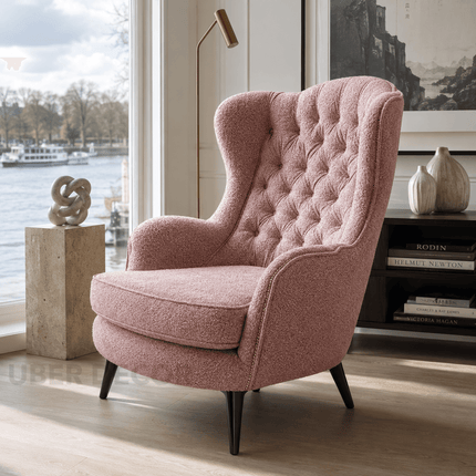 Tovin Tufted Wingback Accent Chair – Modern Classic for Bedroom