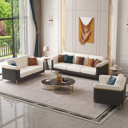 Nicosia Luxury Modern Art Deco Sofa with Fluted Base Design Customisable Designer Couch for Executive Interiors
