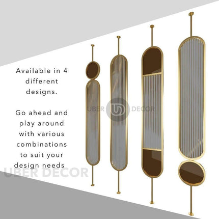 Opulent Nordic Style Metal Partition Wall Room Divider - Custom Metal Partition