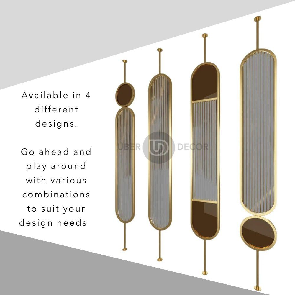 Opulent Nordic Style Metal Partition Wall Room Divider - Custom Metal Partition