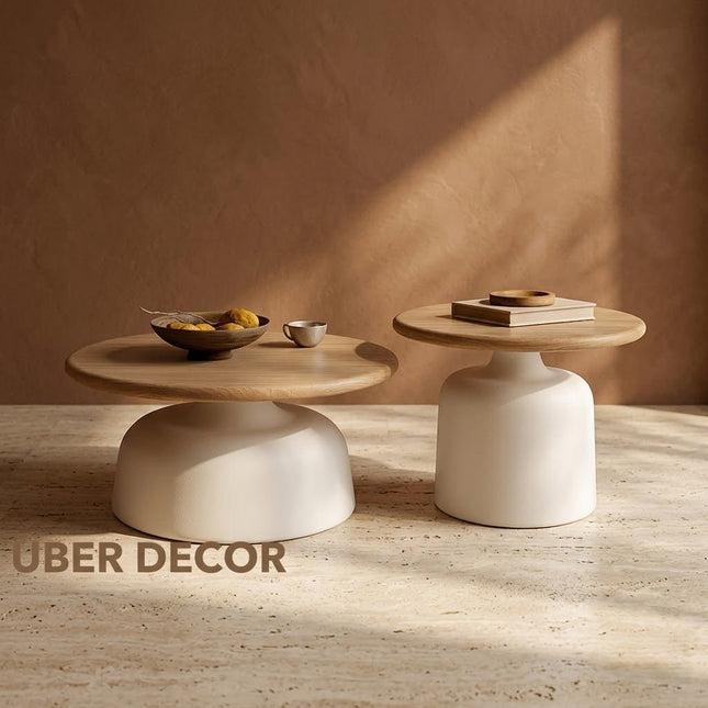 Hudson Koyo Vintage Minimalist Side Table for Living Room or Bedroom
