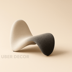 Beige-Black Textured
